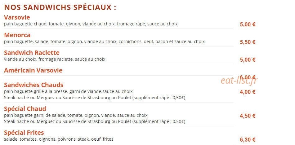 Le Miams — carte page 10