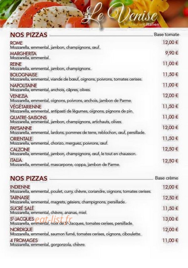 Le Venise — carte page 2