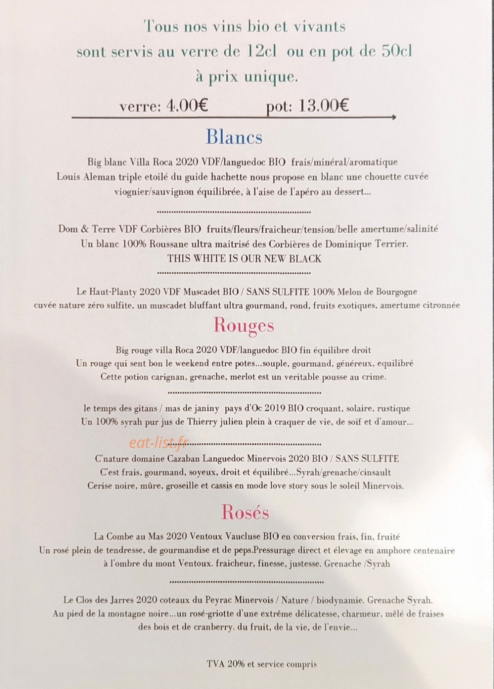Maison Fripon — carte page 2