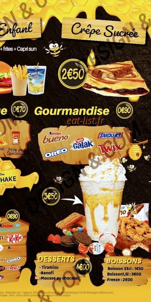 Maya Burger — carte page 4