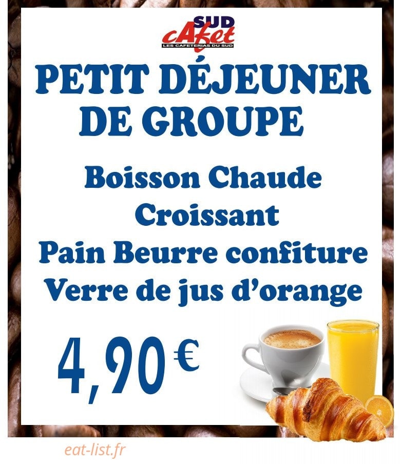 Sud cafet — carte page 7