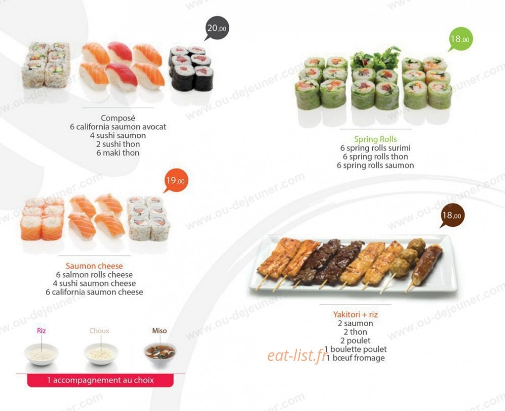 Sushi World — carte page 22
