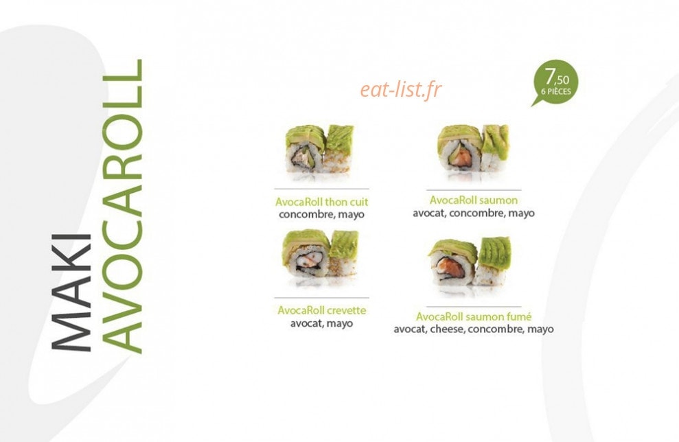Sushi World — carte page 8