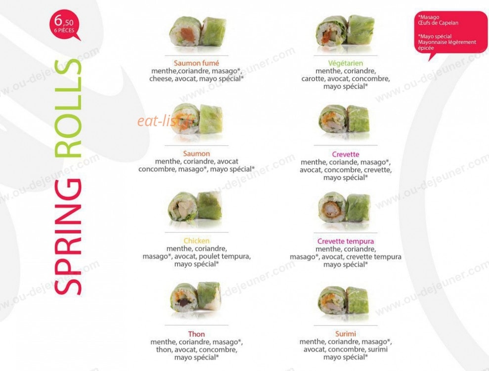Sushi World — carte page 11