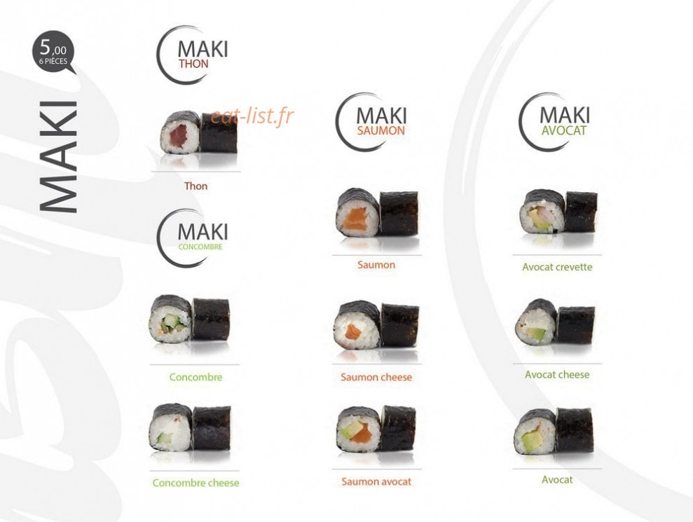 Sushi World — carte page 4