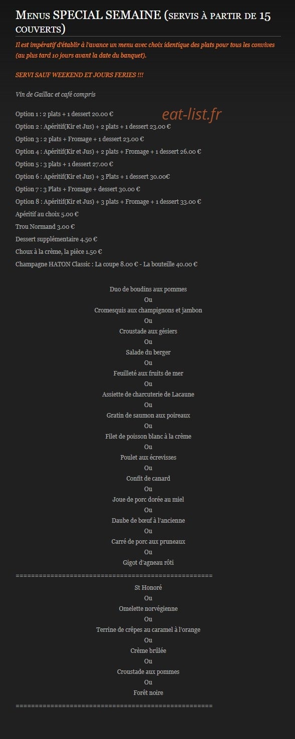 L'impérial — carte page 2