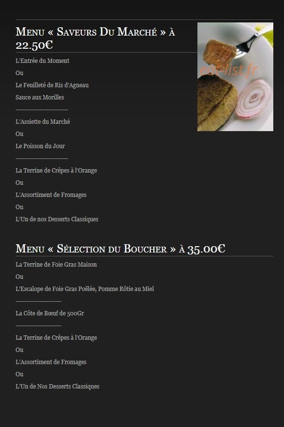 L'impérial — carte page 3