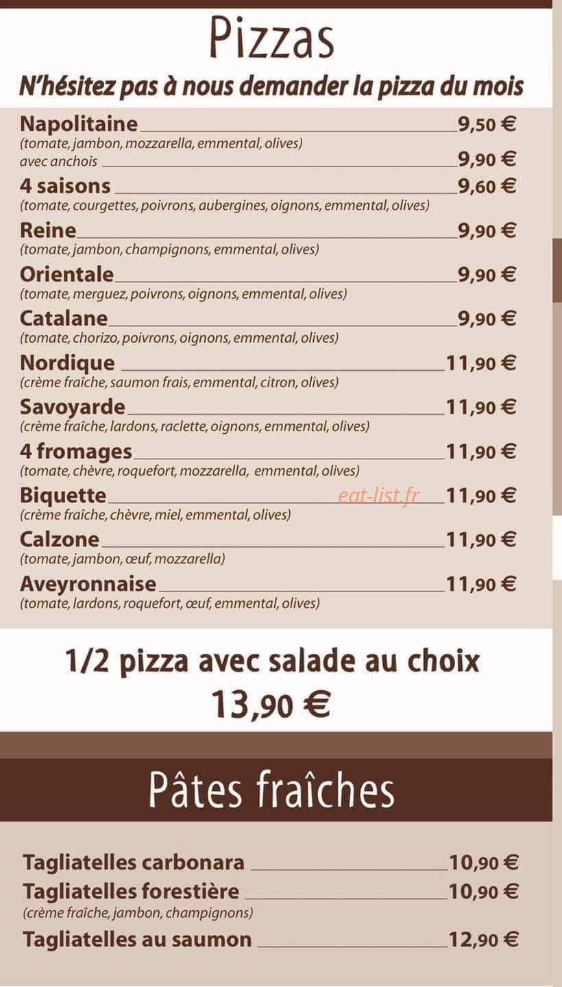 La brasserie de Carole — carte page 2