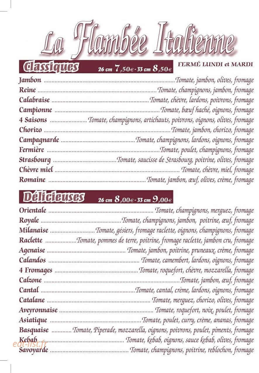 La flambée italienne — carte page 2