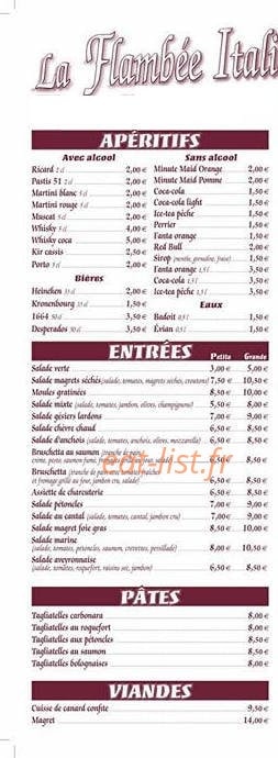 La flambée italienne — carte page 4