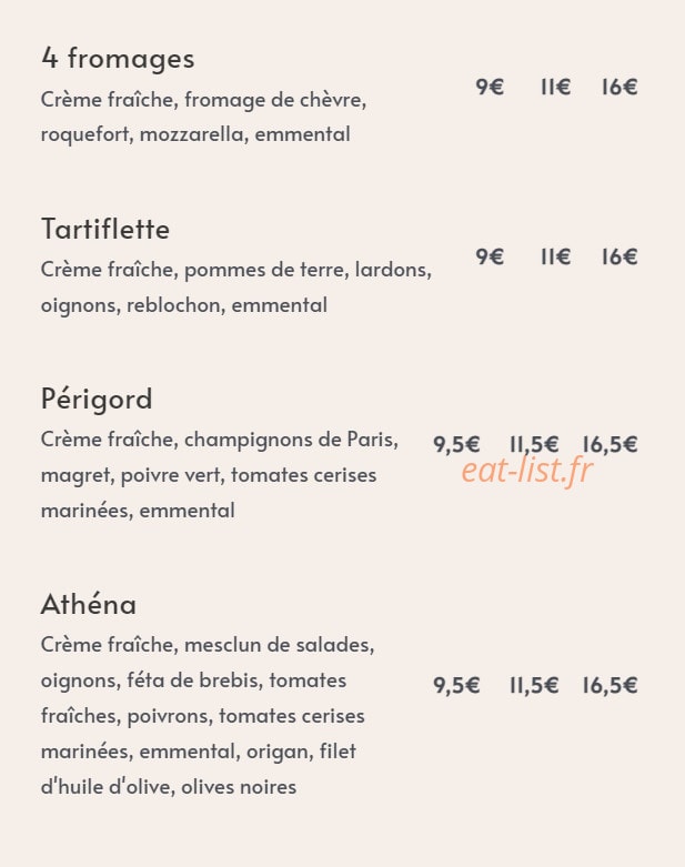 La Kantina — carte page 4