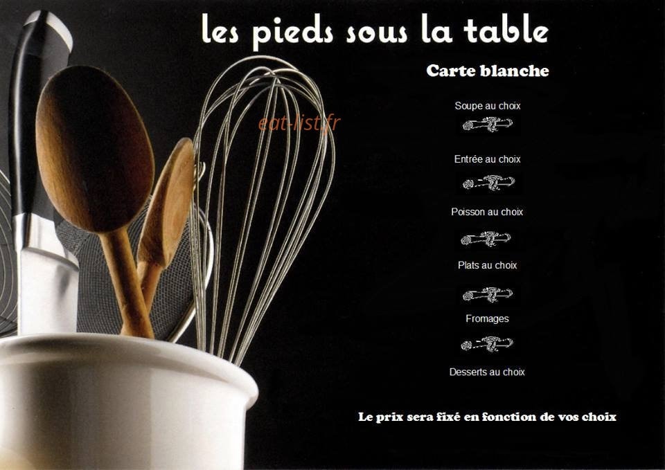 Le pieds sous la table — carte page 4