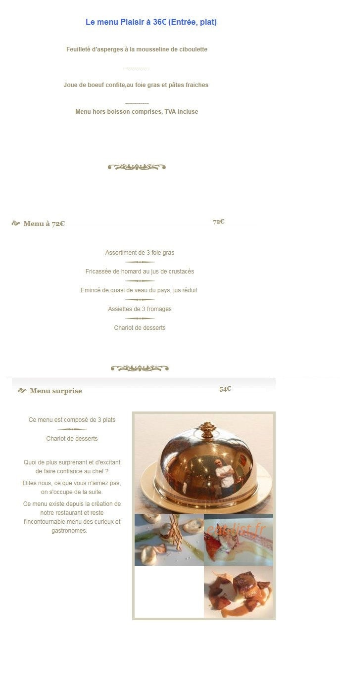 La Taverne — carte page 2