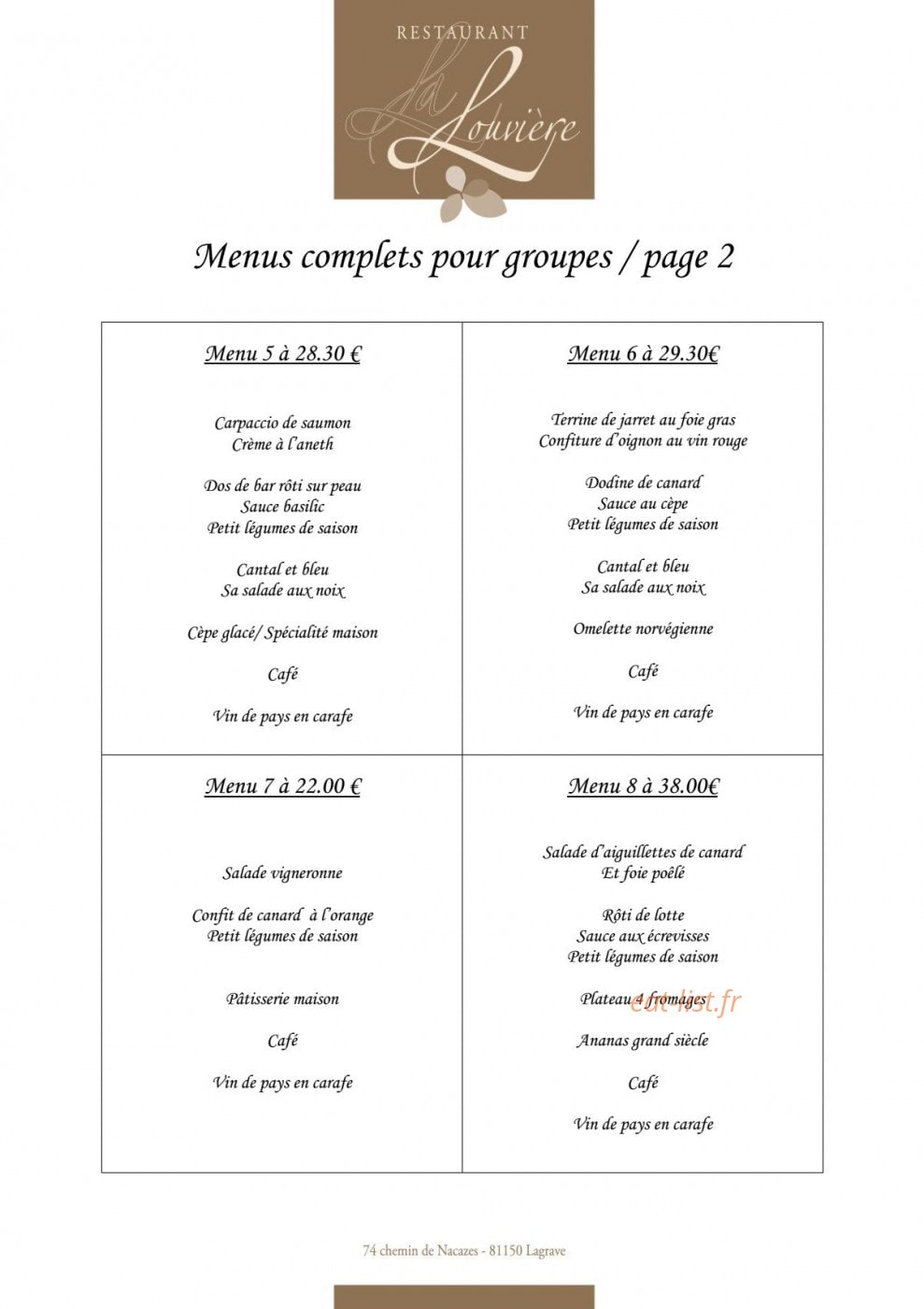 La Louviere — carte page 4