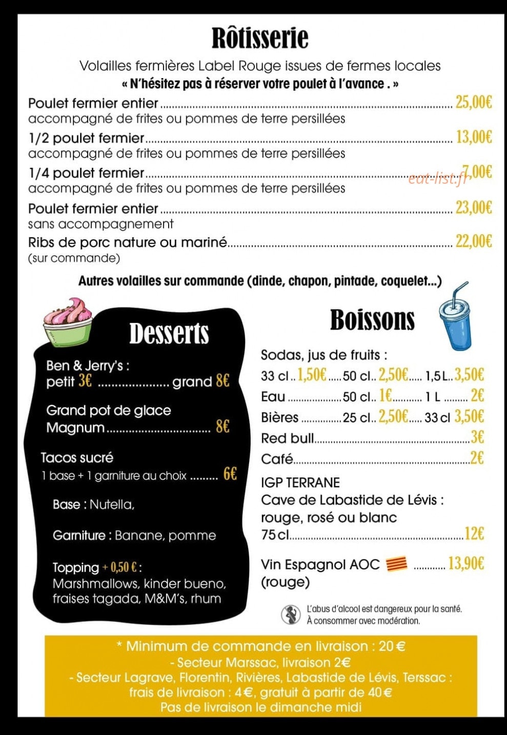 Tacos de Mars — carte page 4