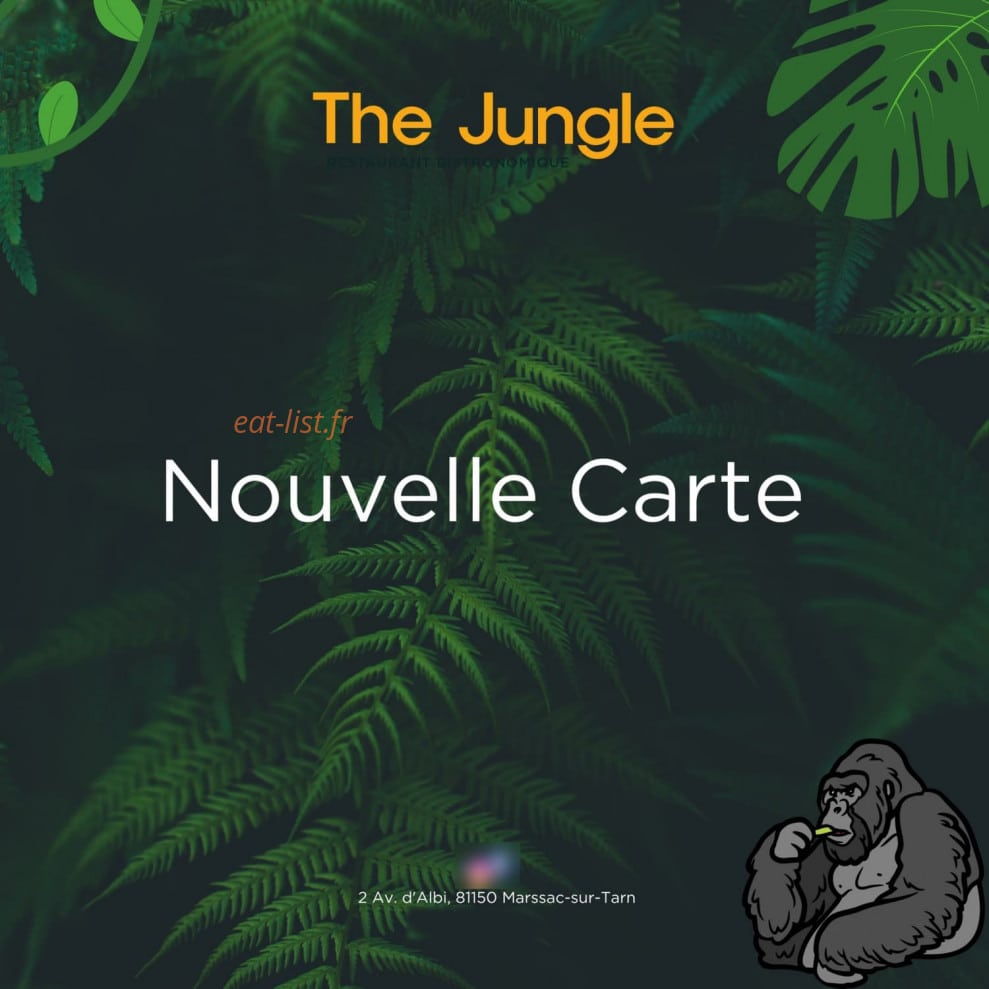 The Jungle — carte page 1