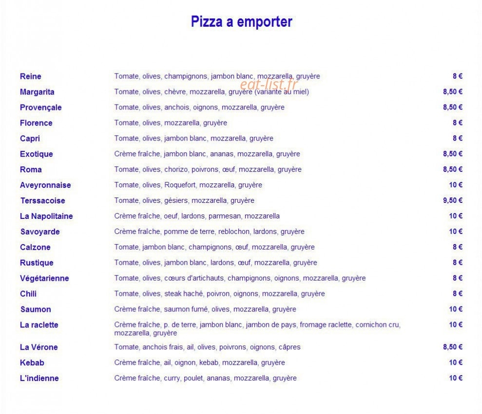 La Garance — carte page 1