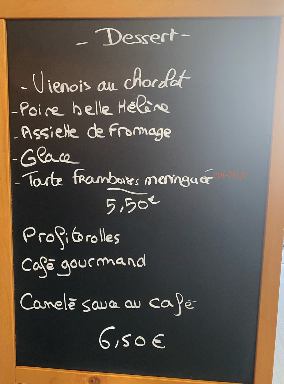Aux 3 Saisons — carte page 2