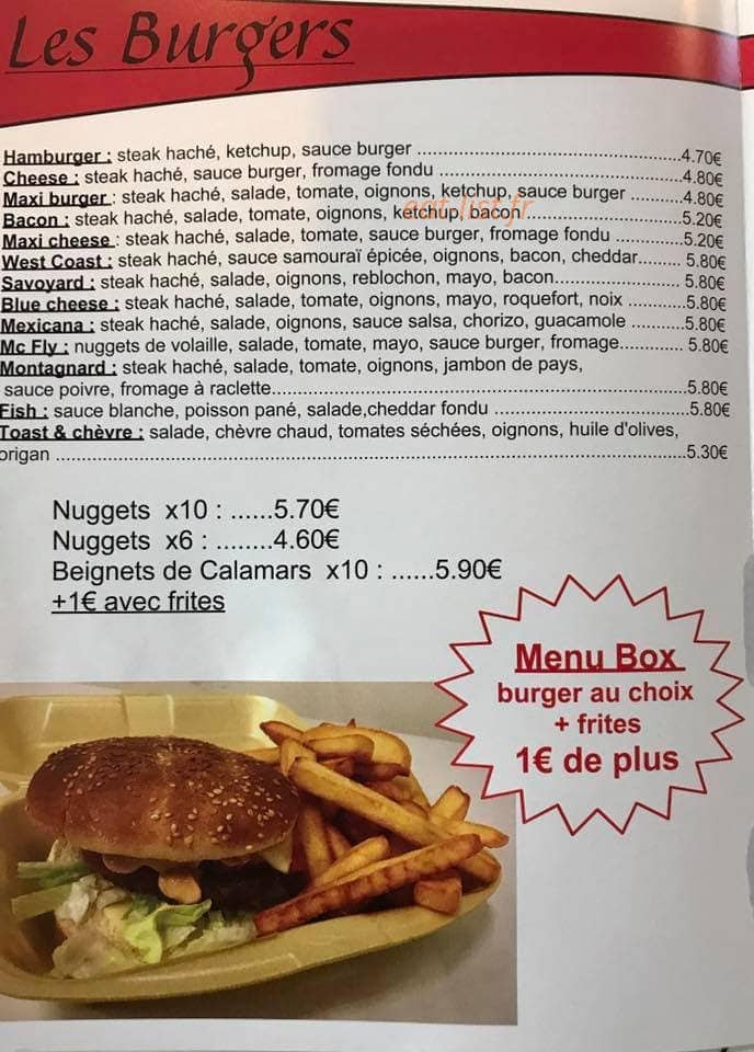 Mart'y Diner's — carte page 3