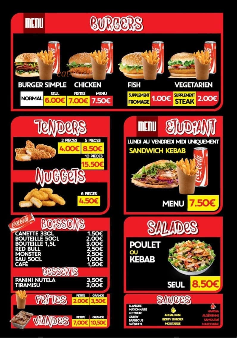 Tacos Express — carte page 2