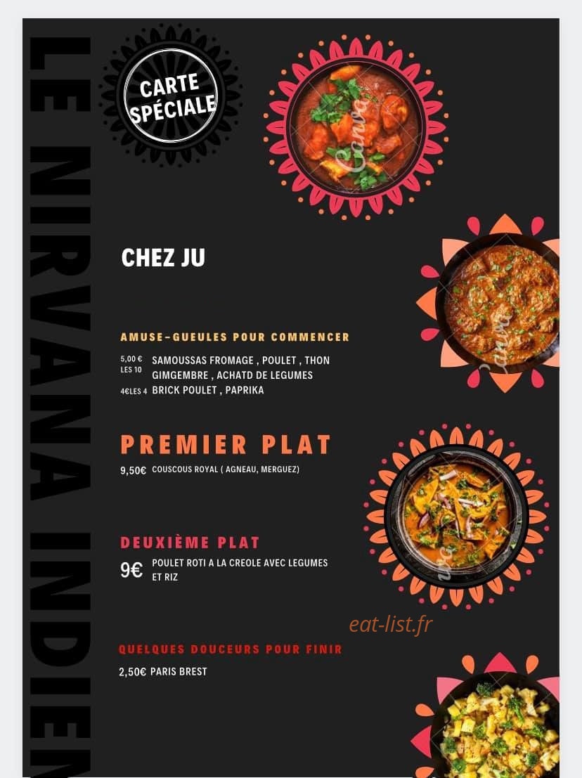 Chez Ju — carte page 1