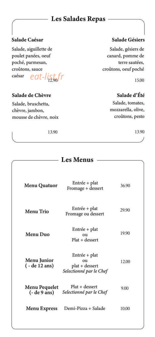 Au Cent Neuf — carte page 3