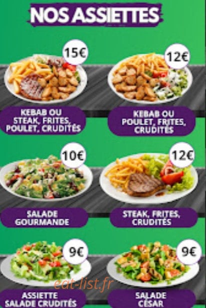 Ben's Burger — carte page 2