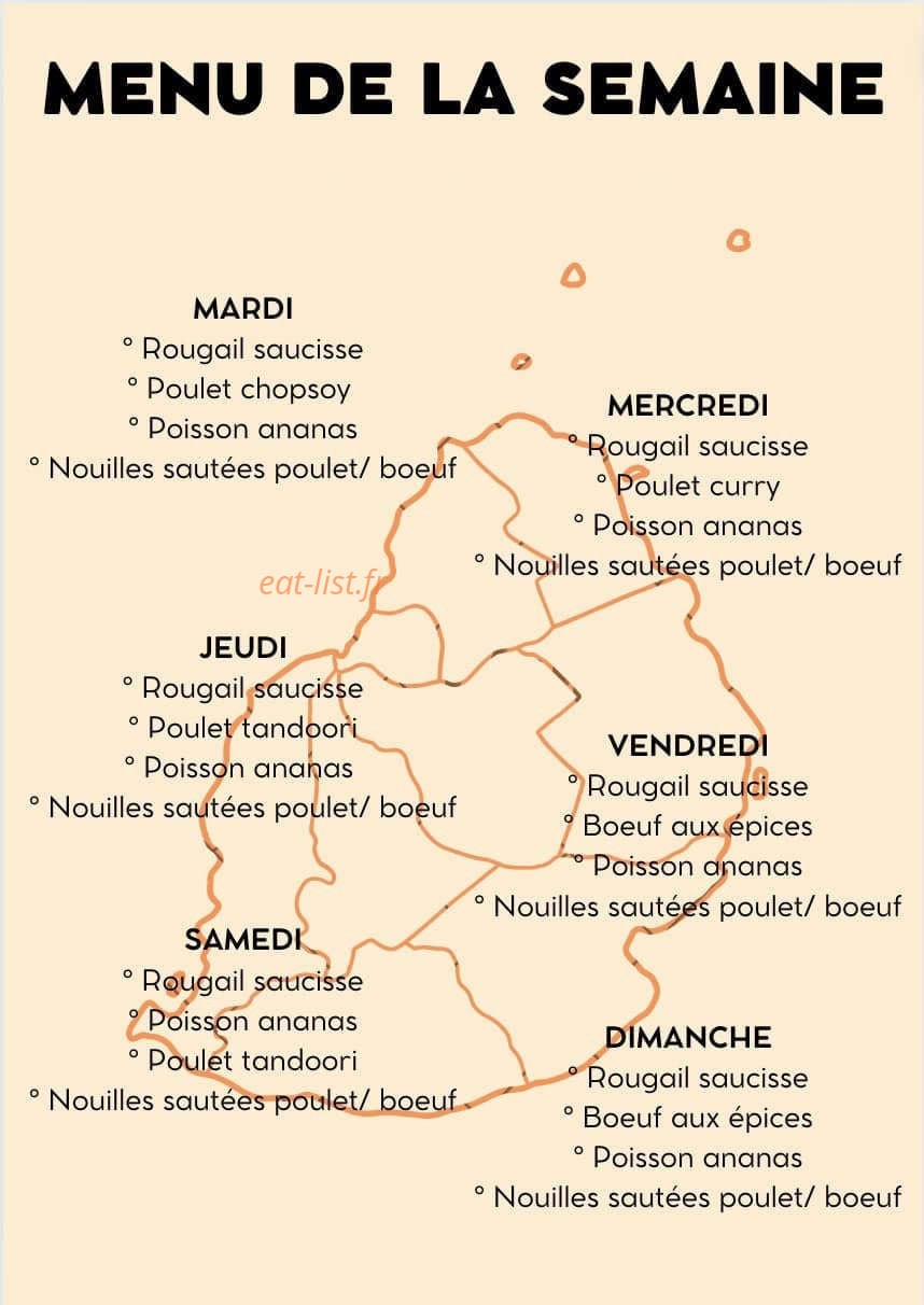 La Cuisine de Naisha — carte page 1