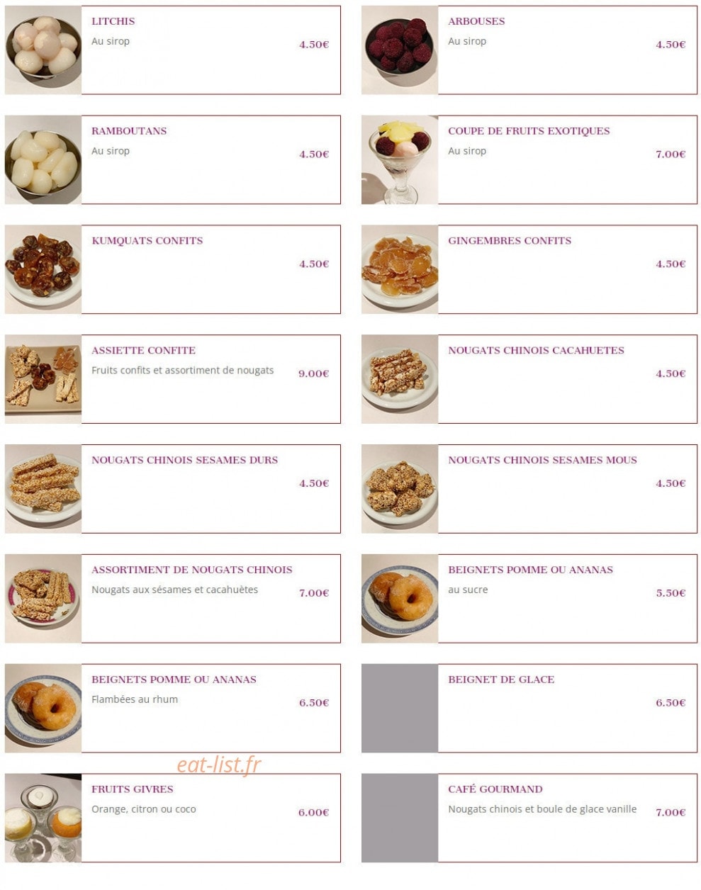Wa Fong — carte page 9