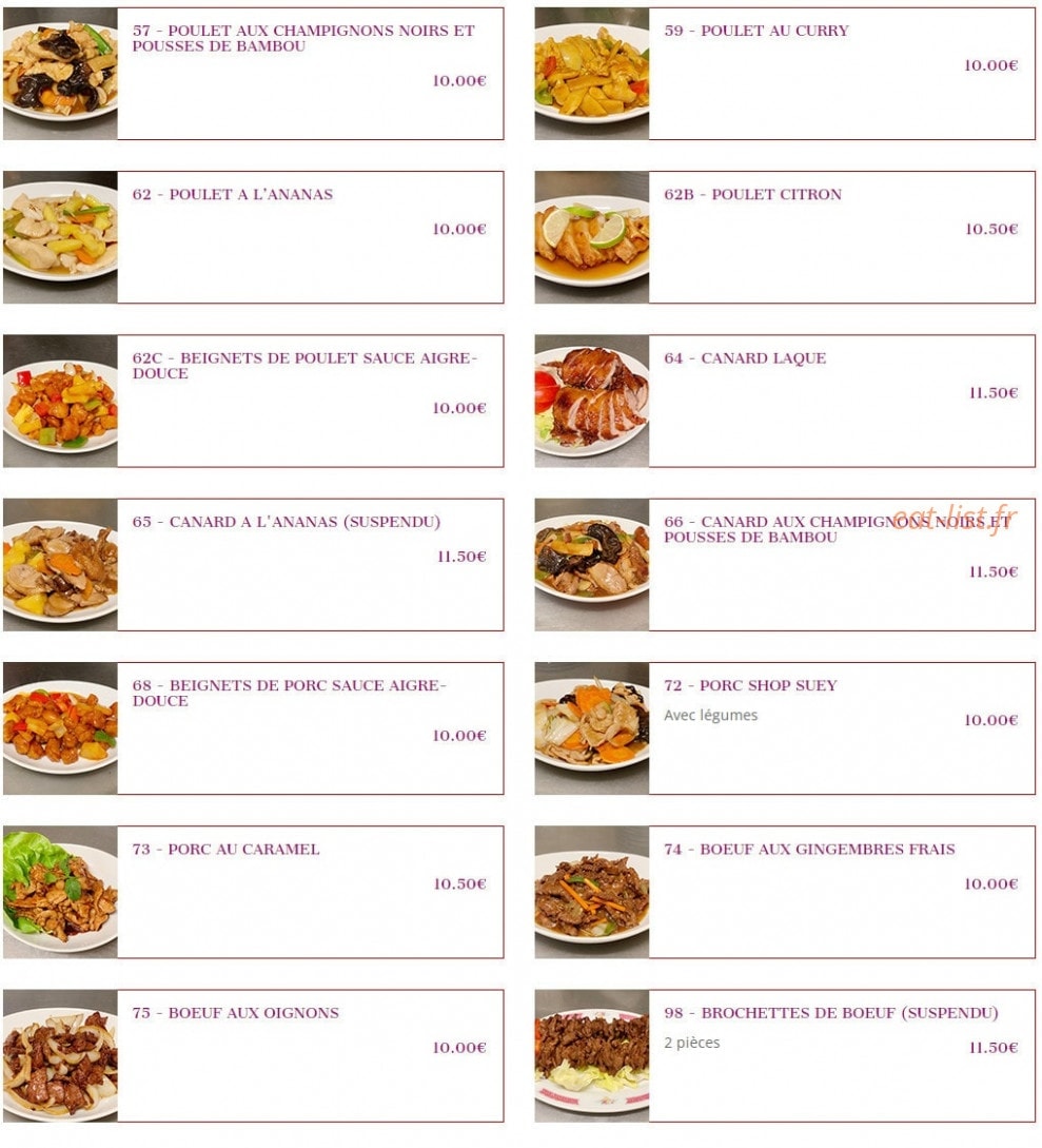 Wa Fong — carte page 6