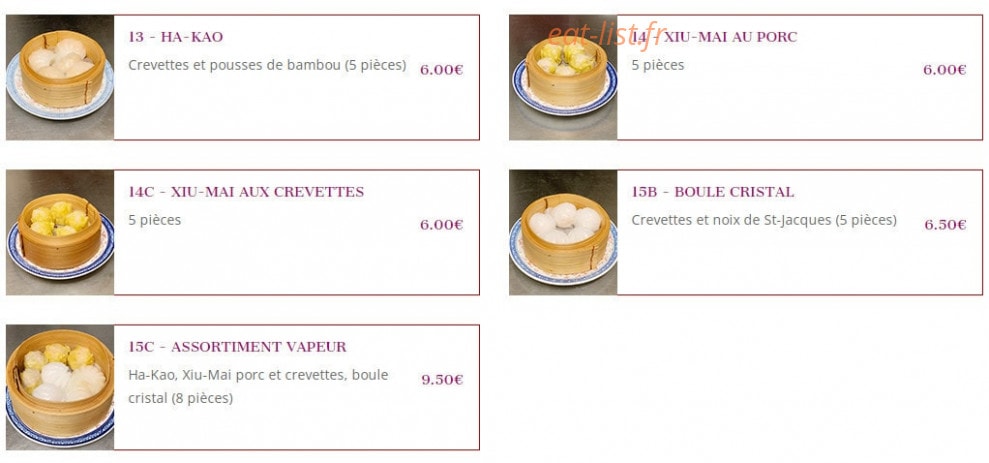 Wa Fong — carte page 2