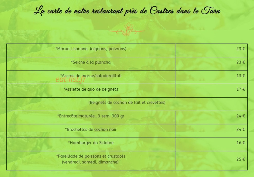 Le Lys — carte page 2