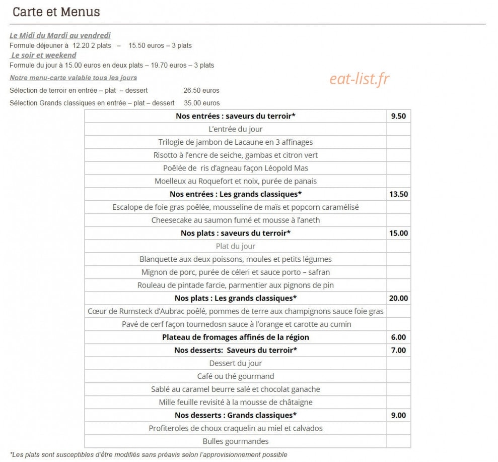 Le relais de fusies — carte page 1