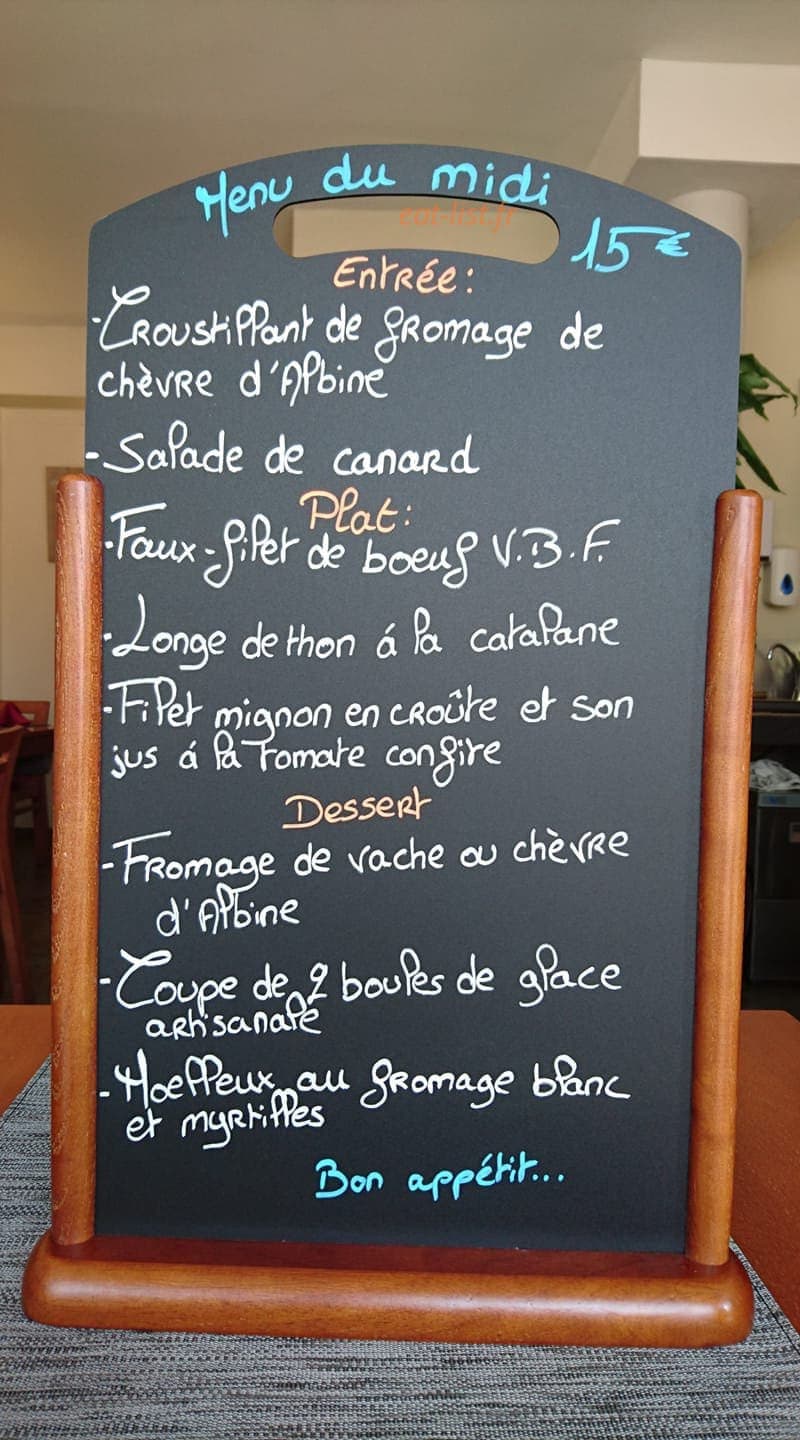 Restaurant lou lengadocian Deci Dela — carte page 1