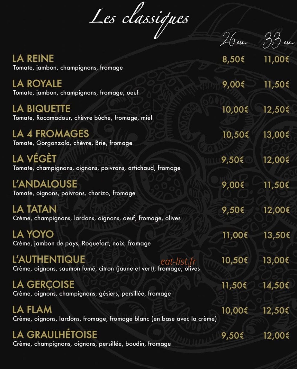 Comme Avant — carte page 2