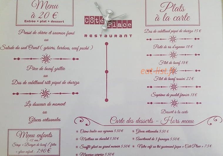 Côté Place — carte page 1