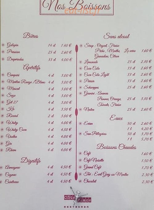 Côté Place — carte page 2