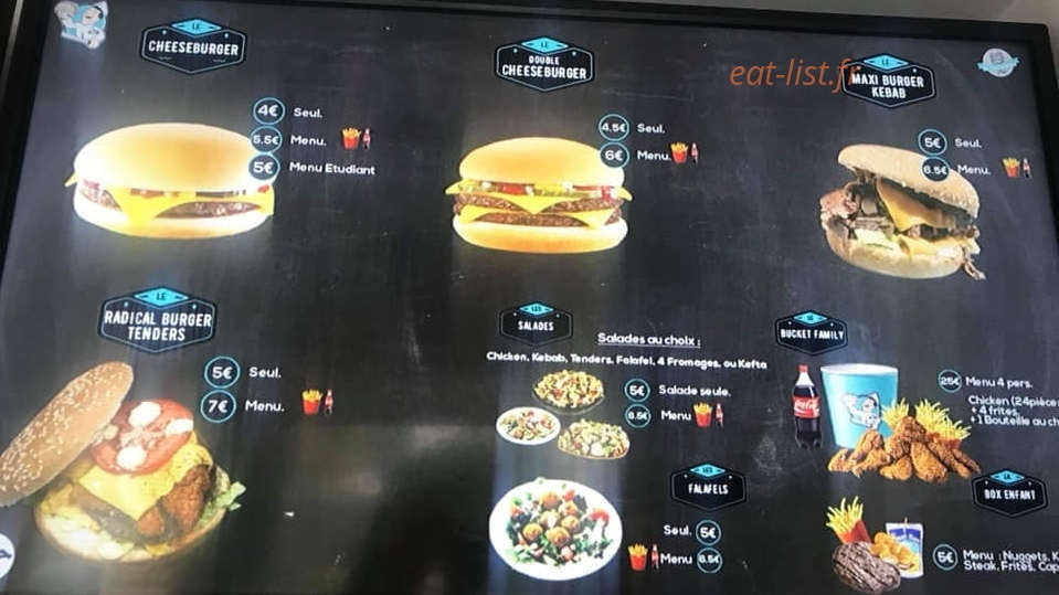 Kebab Tacos le Turquoise — carte page 3