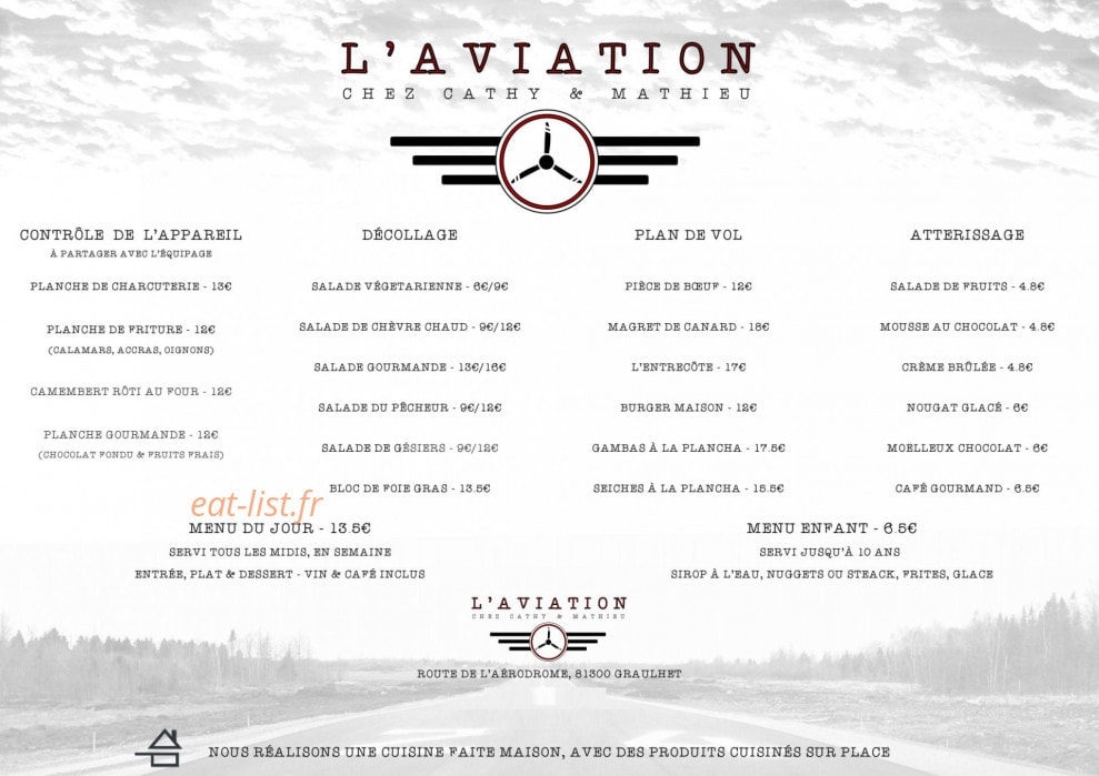 L 'aviation chez Cathy et Mathieu — carte page 1