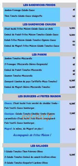 Le Kiosque Gourmand — carte page 4