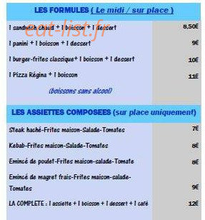 Le Kiosque Gourmand — carte page 5