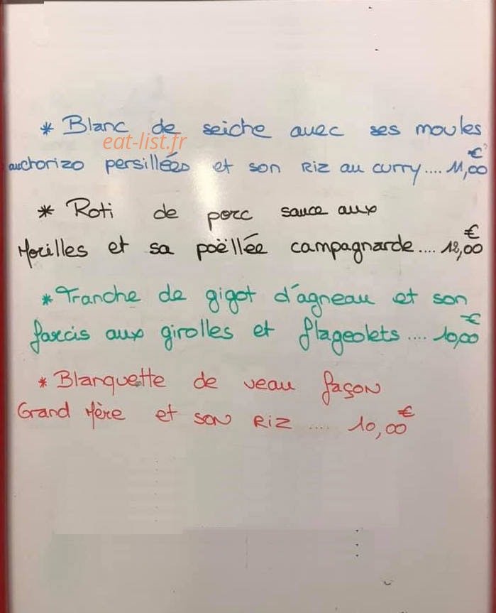 Le Saint Pierre — carte page 1
