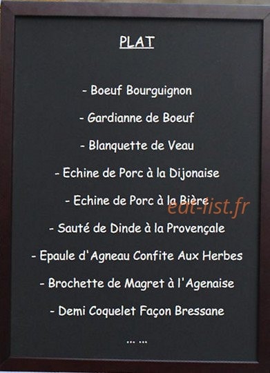 L'Auberge du Lac — carte page 3