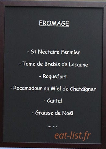 L'Auberge du Lac — carte page 5