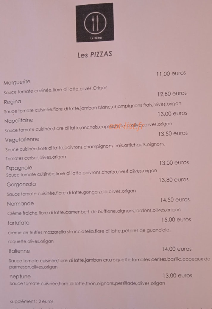 Le rétro — carte page 1
