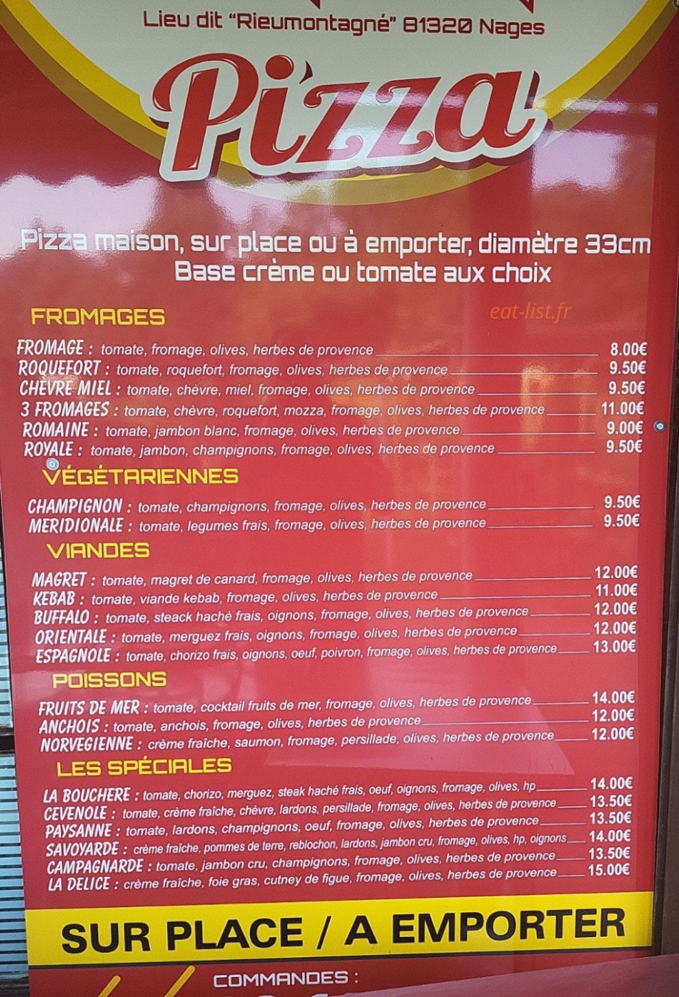 Le laouzas — carte page 1