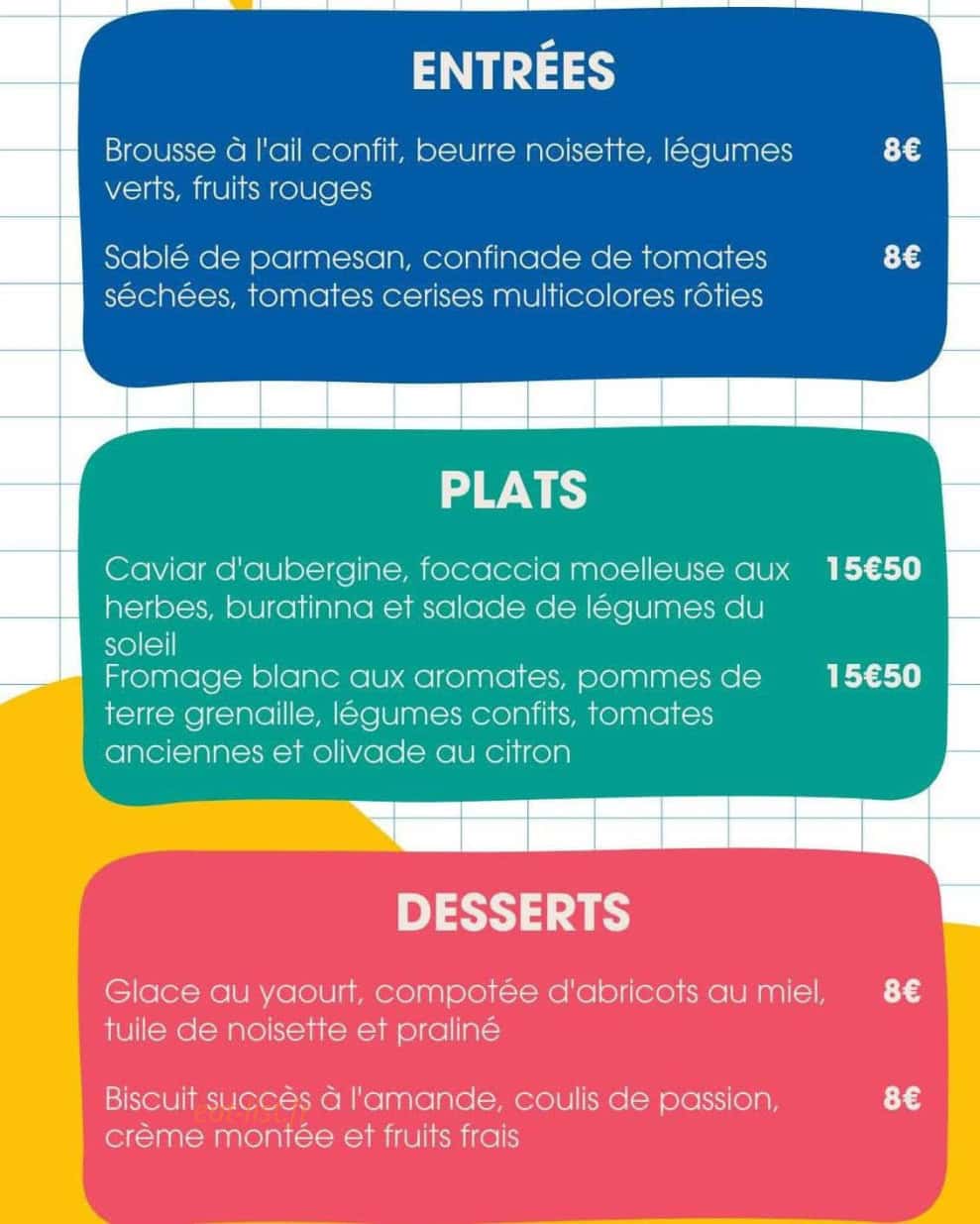 Le Bercail — carte page 1