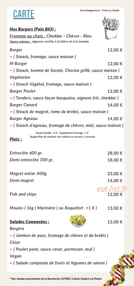 MBar & Cave — carte page 2