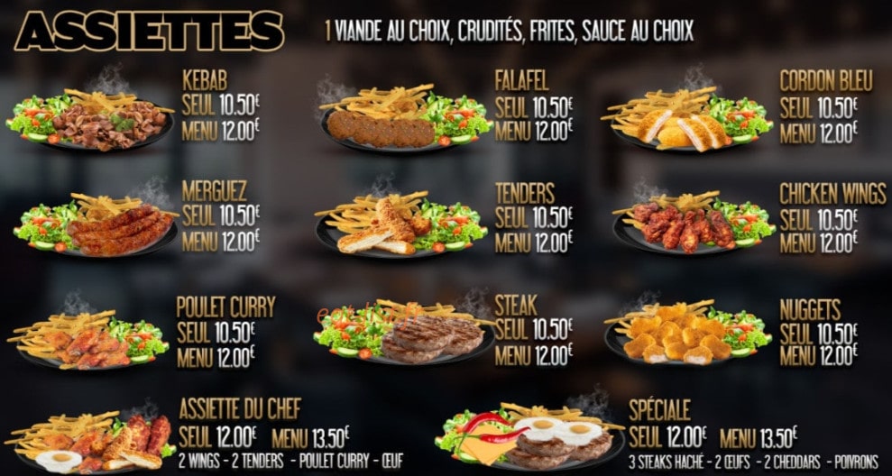 Ô Vieux Tacos — carte page 2