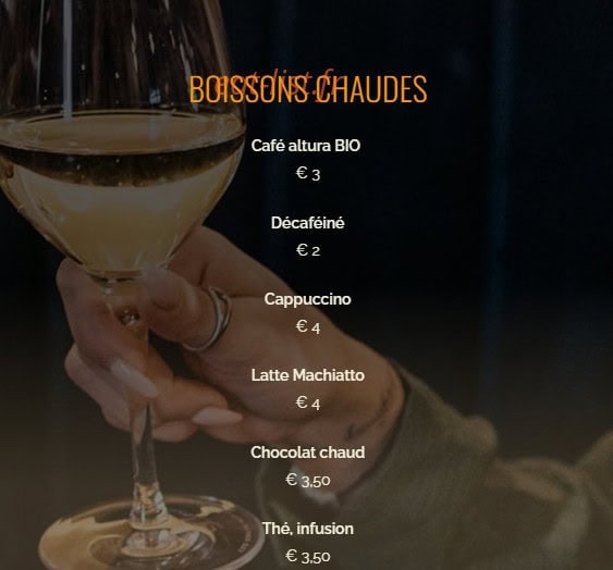 Restaurant d'En Fargou — carte page 29